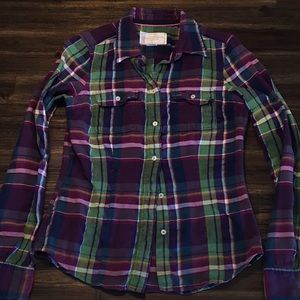 Flannel/Plaid button down shirt